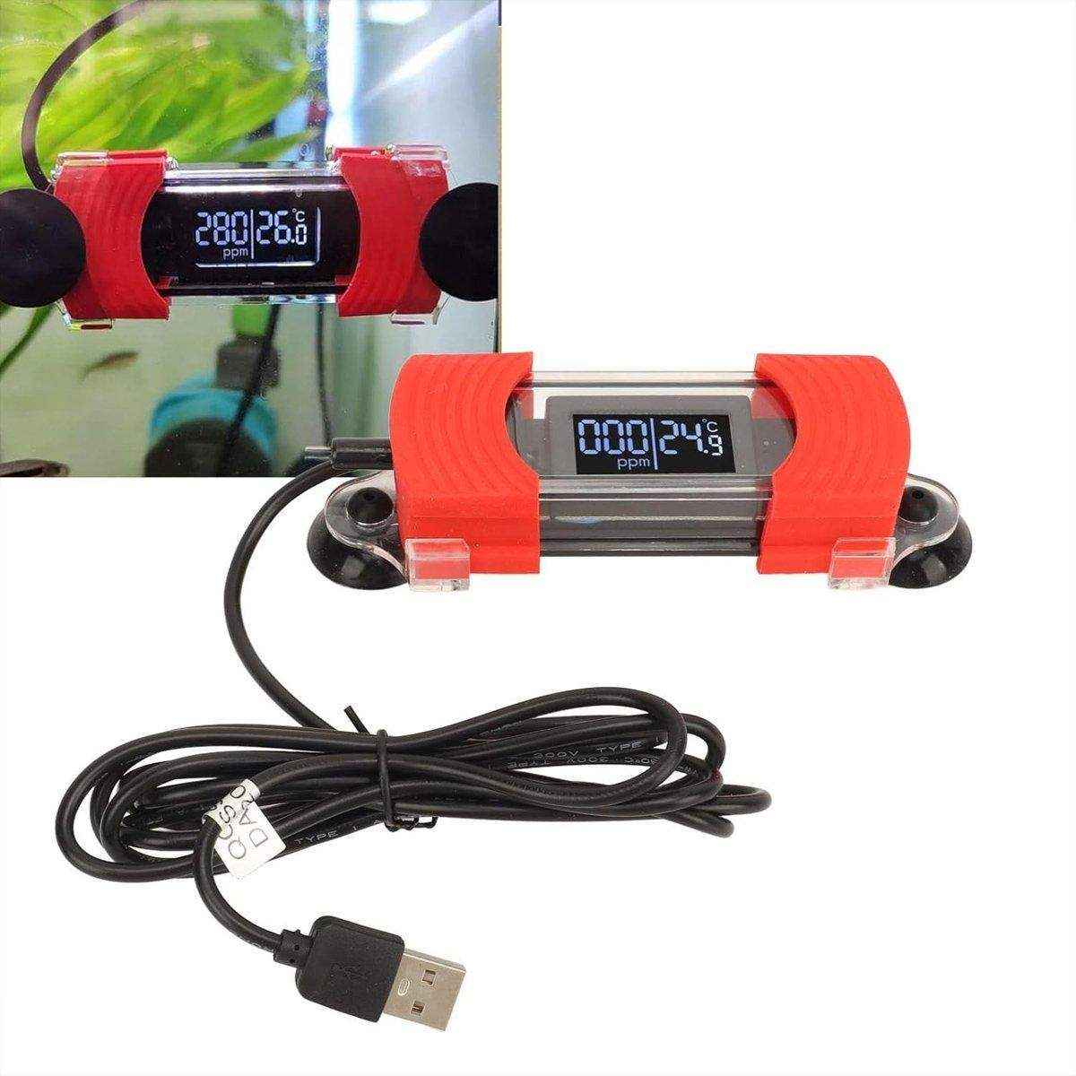 Fish Tank Calibration Thermometer Double Display Temperature Screen Clear - Image 7