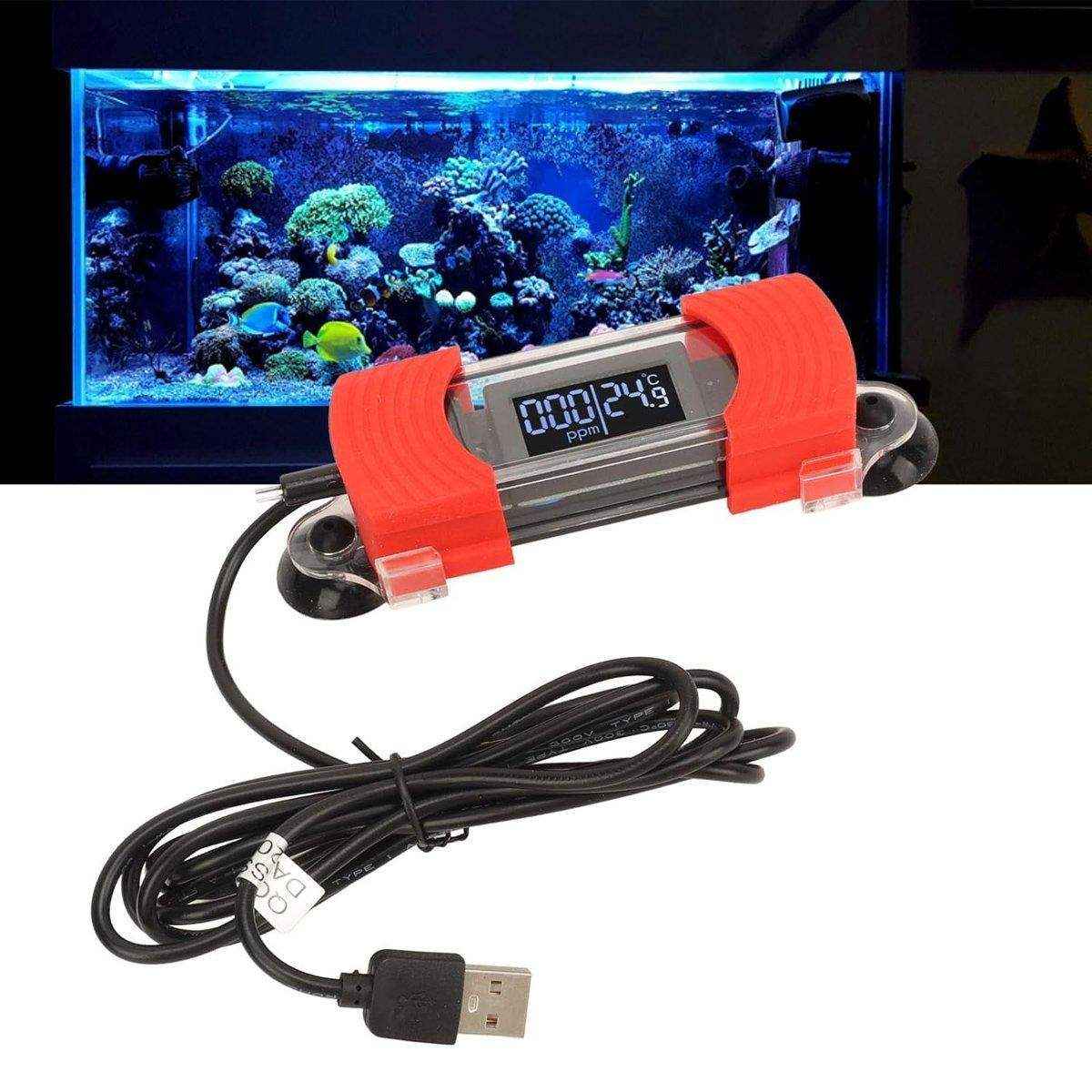 Fish Tank Calibration Thermometer Double Display Temperature Screen Clear - Image 9