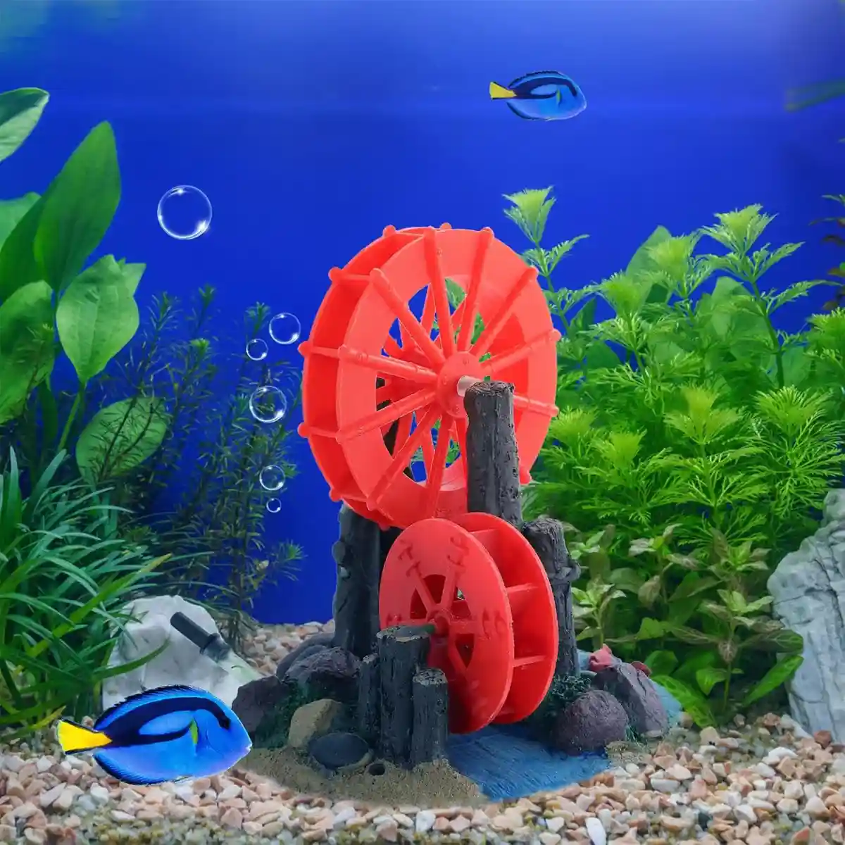 Fish Tank Fan Wheel Decoration Creative Resin Windmill Ornament for Aquarium - Image 9