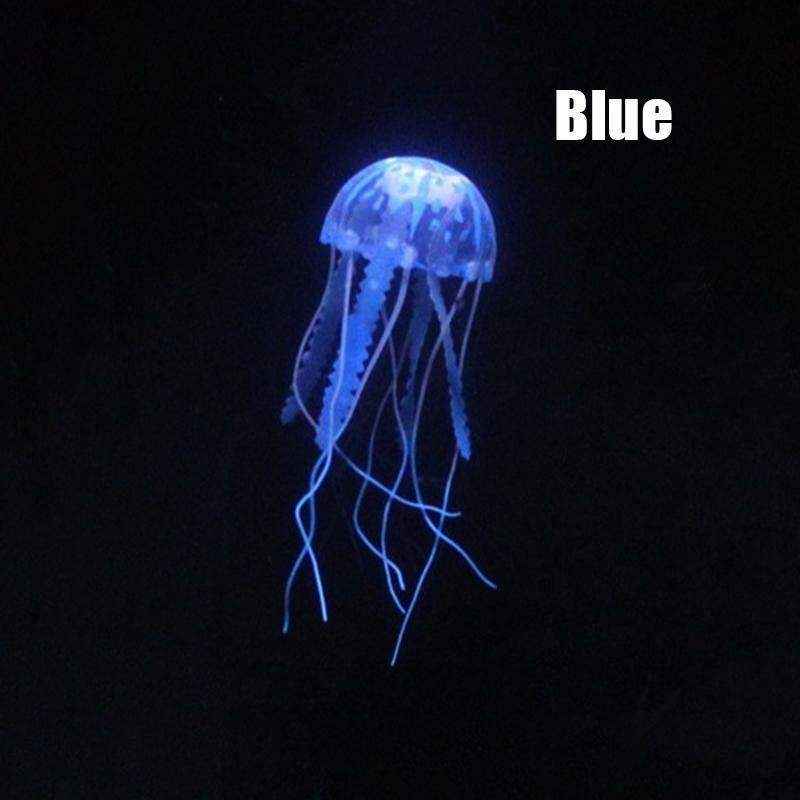 Glowing Jellyfish Ornament For Fish Tank 4 Colours - Image 12