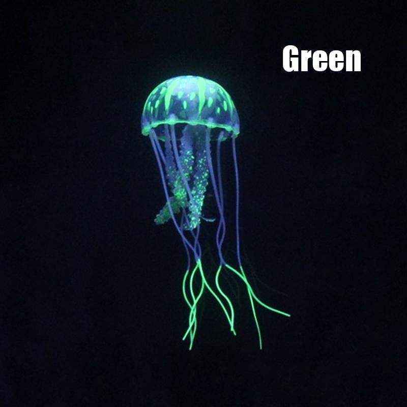 Glowing Jellyfish Ornament For Fish Tank 4 Colours - Image 13