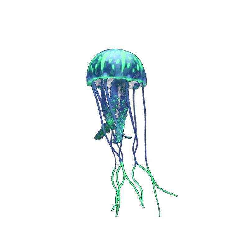 Glowing Jellyfish Ornament For Fish Tank 4 Colours - Image 17