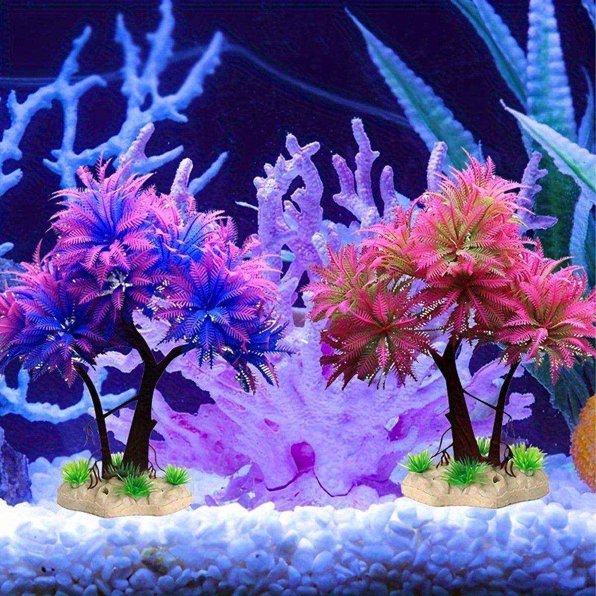 Fish Tank Landscape Decoration Simulation Water Grass Sand Plate Plastic Fake Water Grass - Image 10