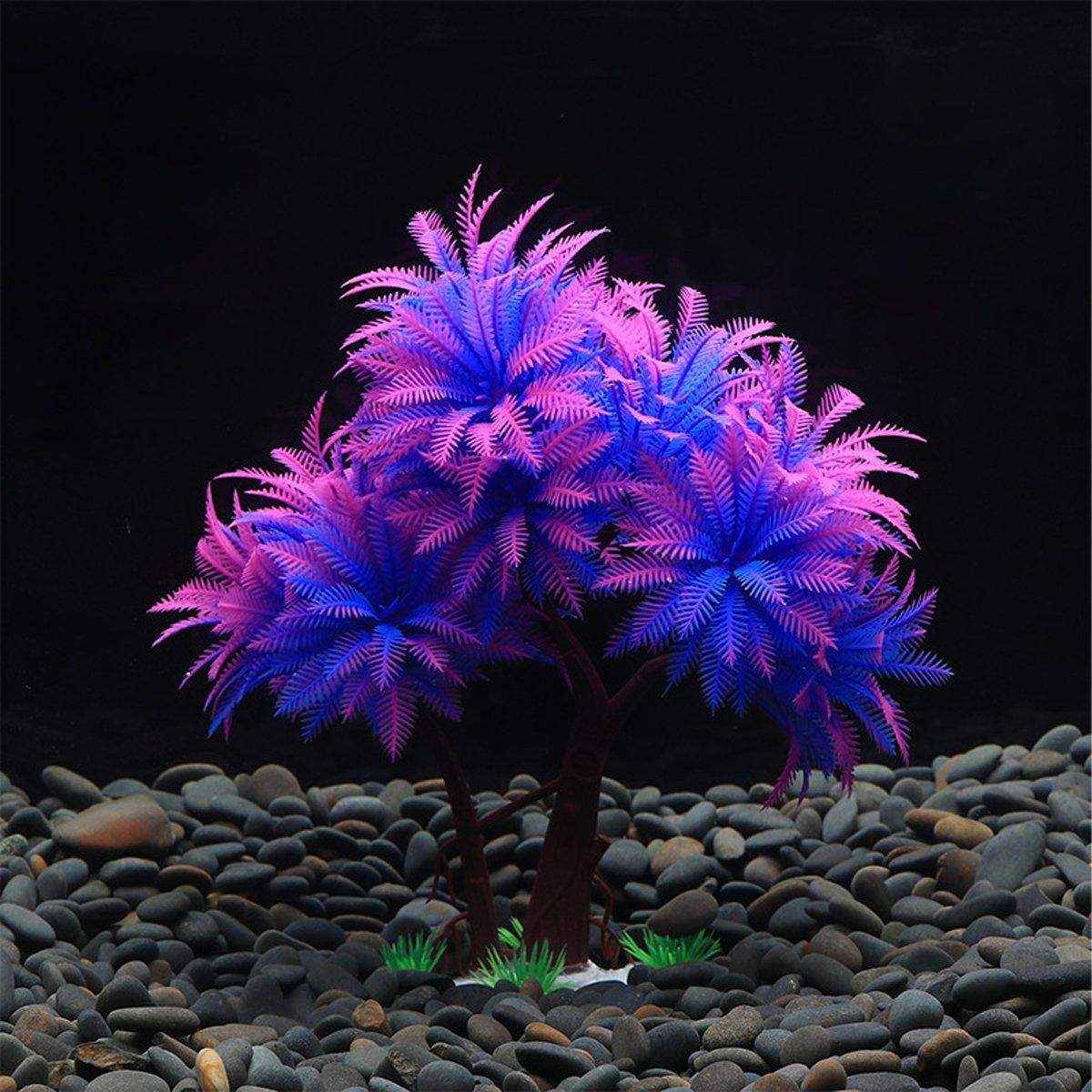 Fish Tank Landscape Decoration Simulation Water Grass Sand Plate Plastic Fake Water Grass - Image 7