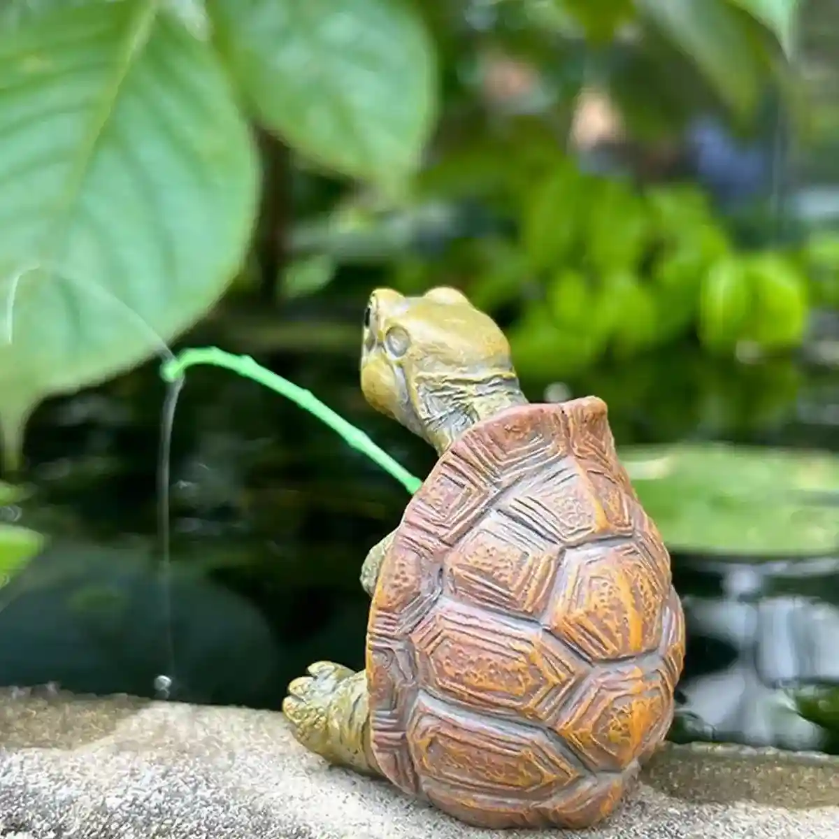 Fishing Turtle Ornament for Aquarium - Image 10