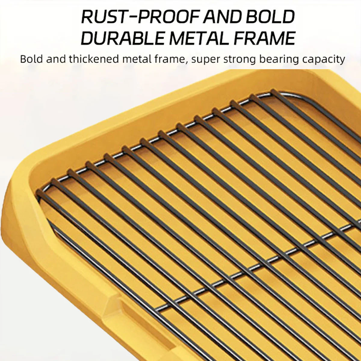 Flat Dog Toilet Tray With Iron Frame - Image 9