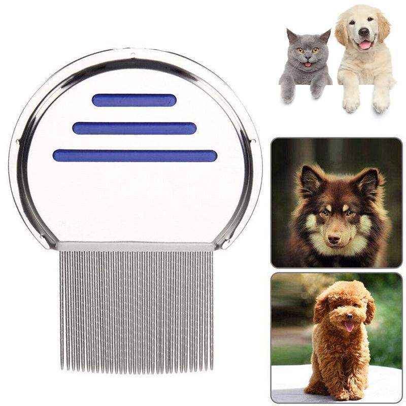 Effective Flea Comb for Cats - Stainless Steel Metal Hair Brush - Image 11