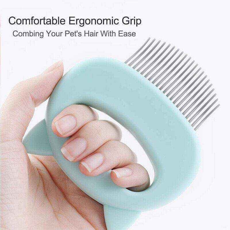 Relaxing Cat Flea Comb Massager 3 Colours - Image 3
