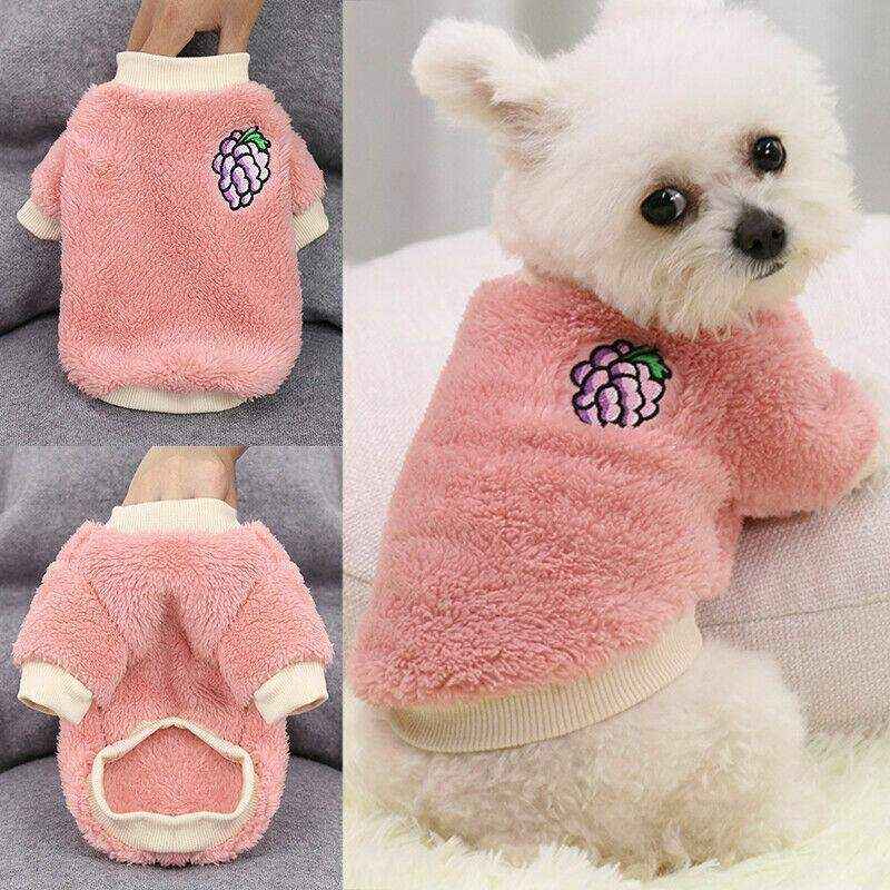 Fleece Dog Jumper for Small Pets Stylish Warmth for Winter - Image 9