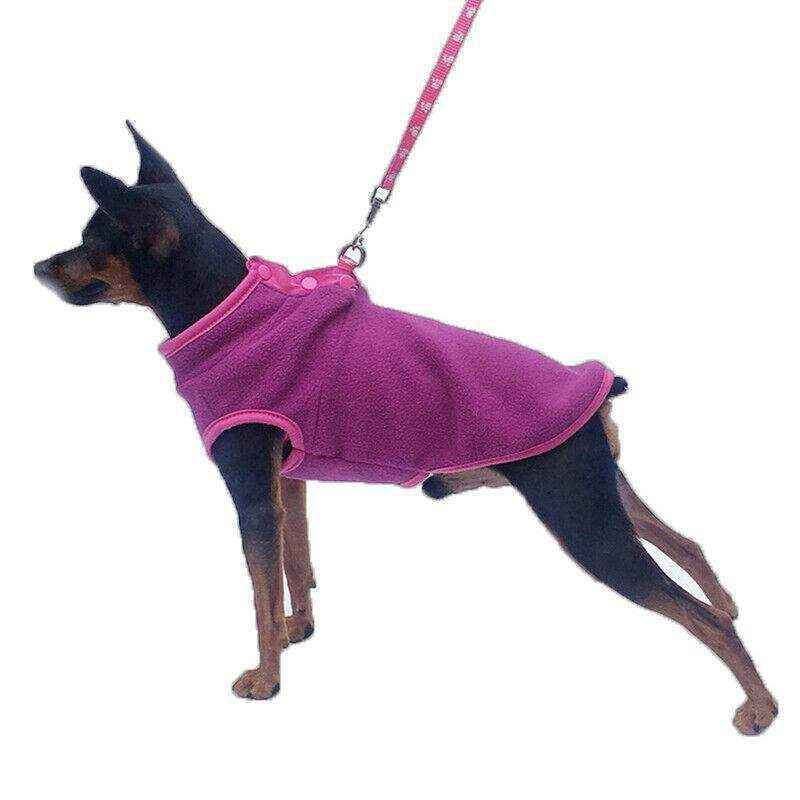 Winter Fleece Dog Jumper for Small to Medium Pets Warm & Soft Vest - Image 9