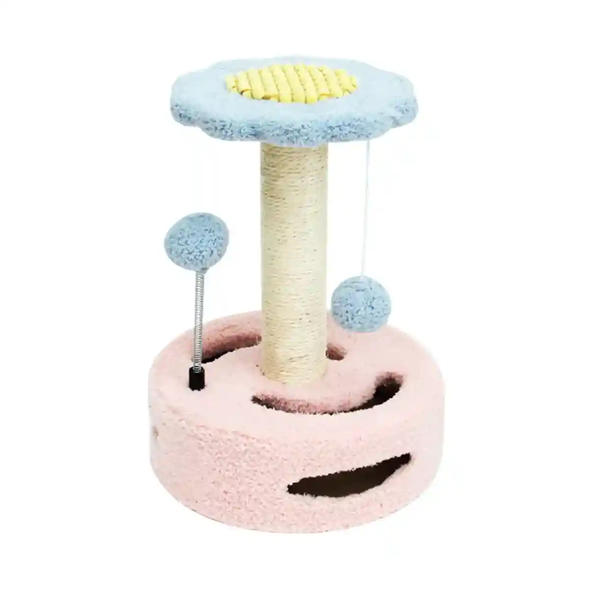 Flower Cat Climbing Frame with Trackball and Scratching Post - Image 14