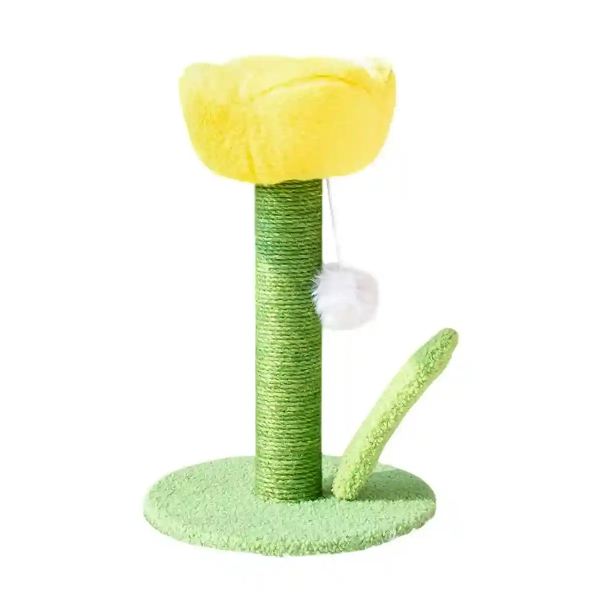 Decorative Flower Cat Tree with Sisal Post and Plush Tulip Top - Image 15
