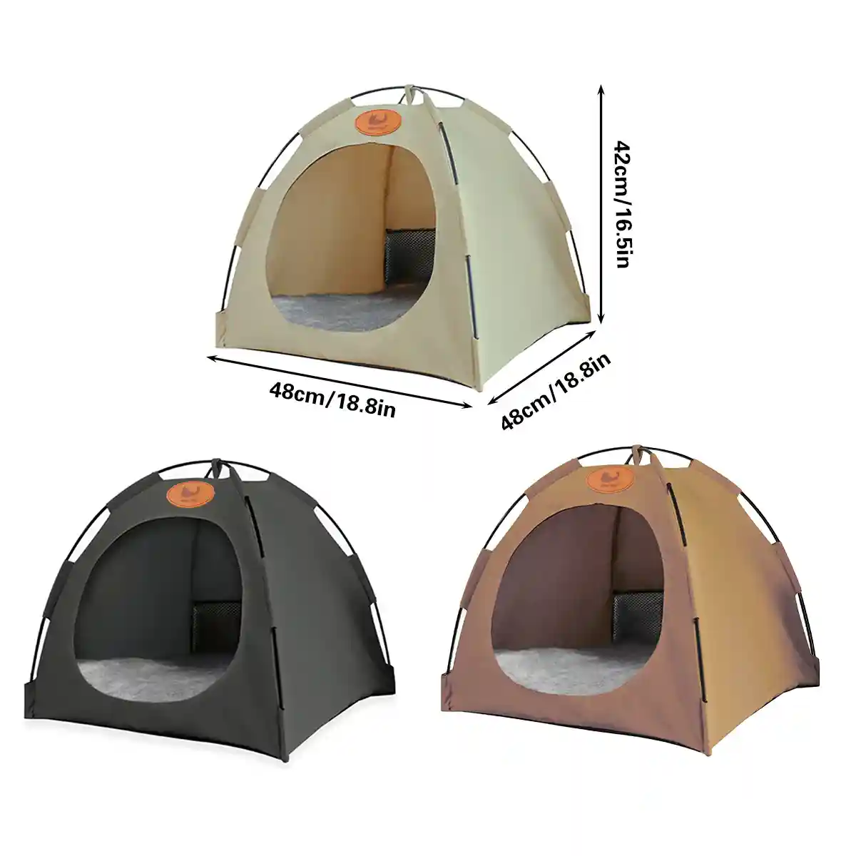 Foldable Cat Bed Tent Portable Pet Shelter - Image 3