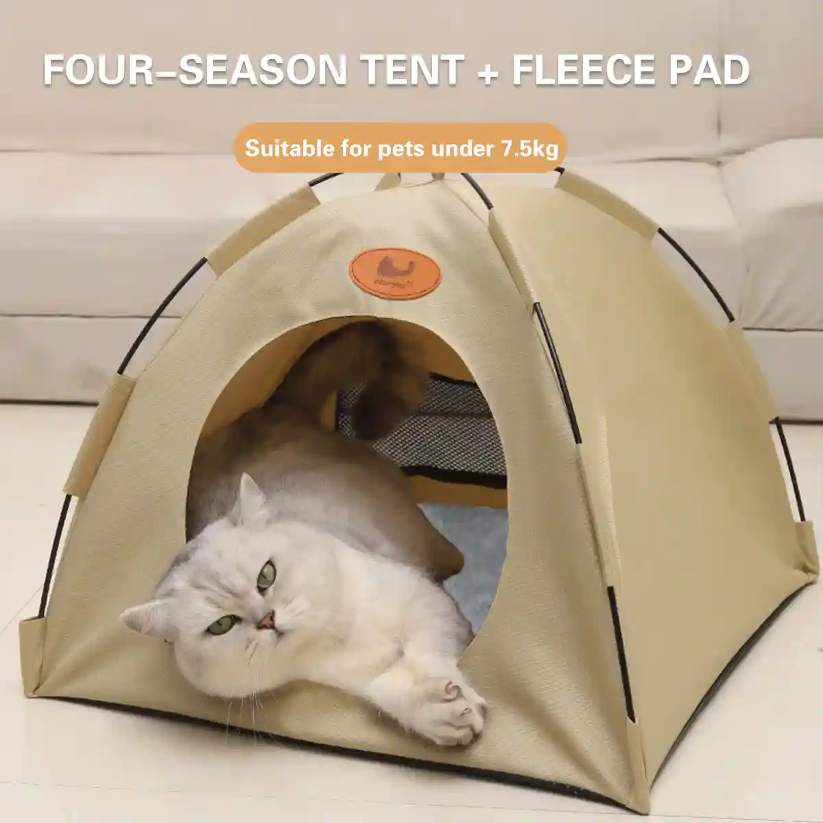 Foldable Cat Bed Tent Portable Pet Shelter - Image 6