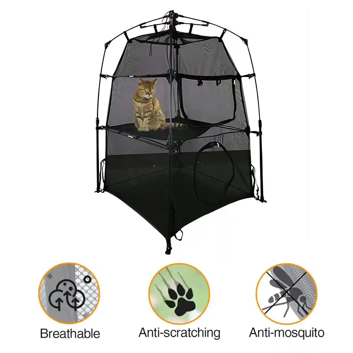 Foldable Cat Tent For Indoor & Outdoor Use - Image 4