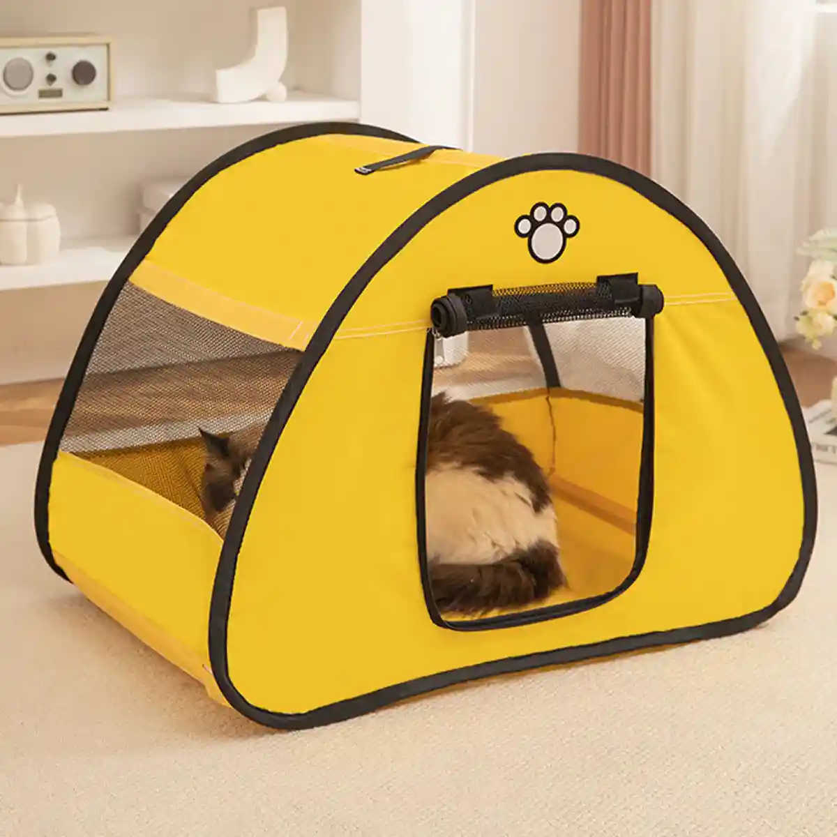 Foldable Cat Tent With Ventilated Design - Image 13