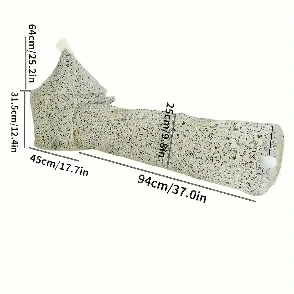 Interactive Tent Playhouse Cat Tunnel for Kittens and Small Pets - Image 3