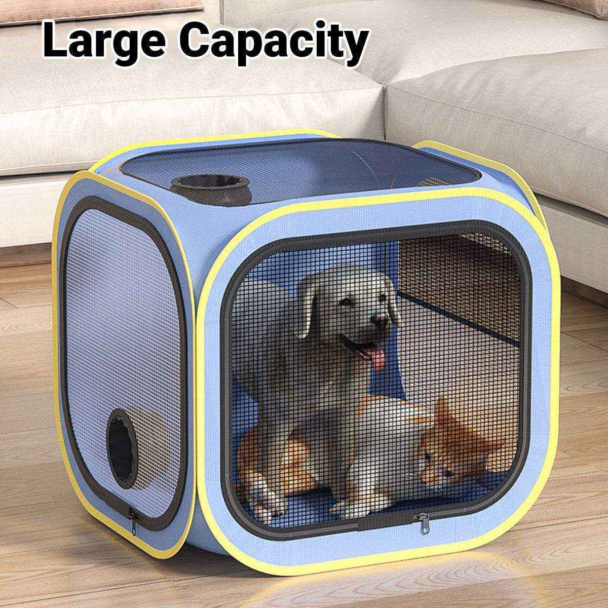 Portable Grooming Solution with Foldable Dog Dryer Box for Cats and Small Dogs - Image 5