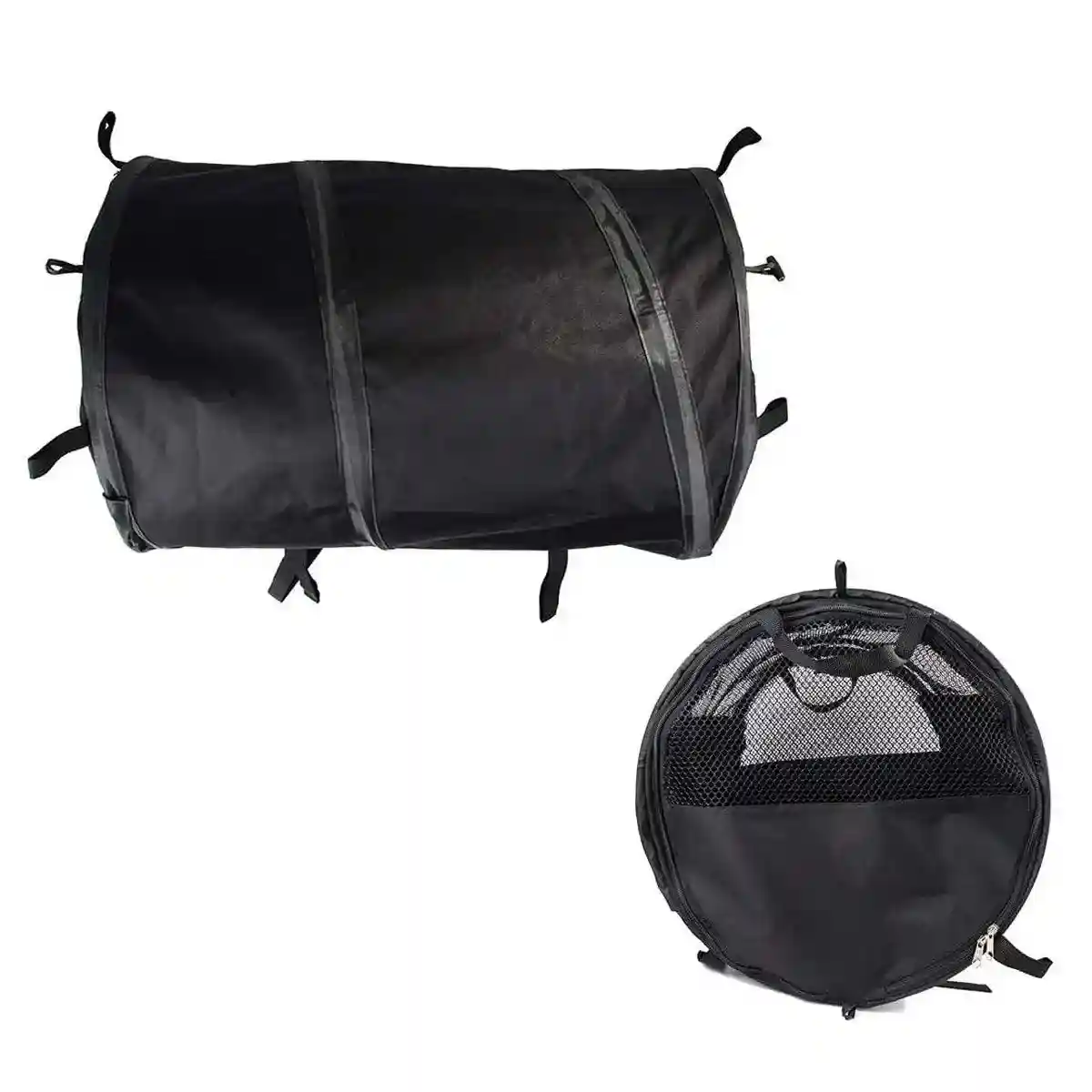 Foldable Pet Carrier with Mesh Panels Ideal Dog Travel Bag for Car and Outdoor Use - Image 12