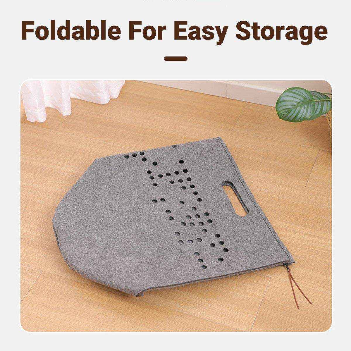 Foldable Felt Pet Nest Comfortable All-Season Bed for Cats & Small Dogs - Image 13