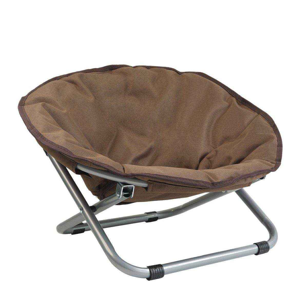 Foldable Pet Bed Portable Round Elevated Little Dog Bed Pet Moon Bed - Image 13