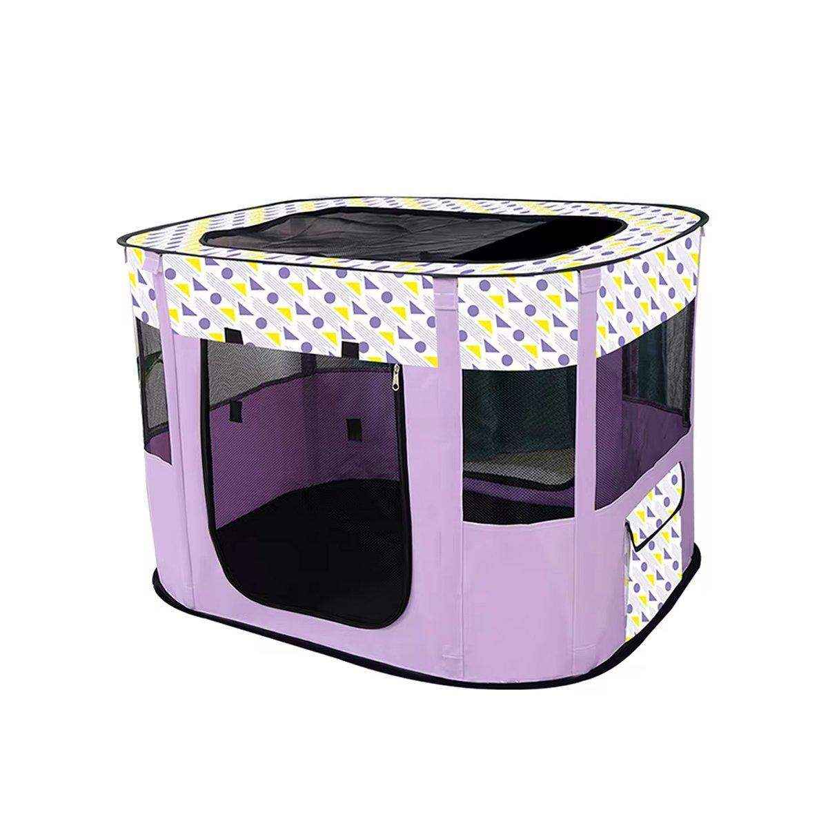 Foldable Cat Dog Kennel Pet Delivery Cage Portable Pet Fence Tent for Home - Image 15