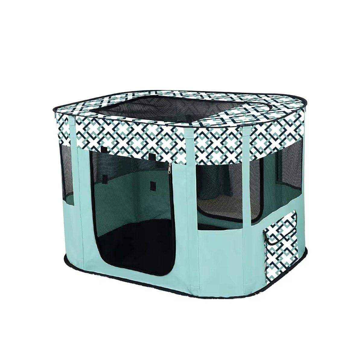 Foldable Cat Dog Kennel Pet Delivery Cage Portable Pet Fence Tent for Home - Image 18