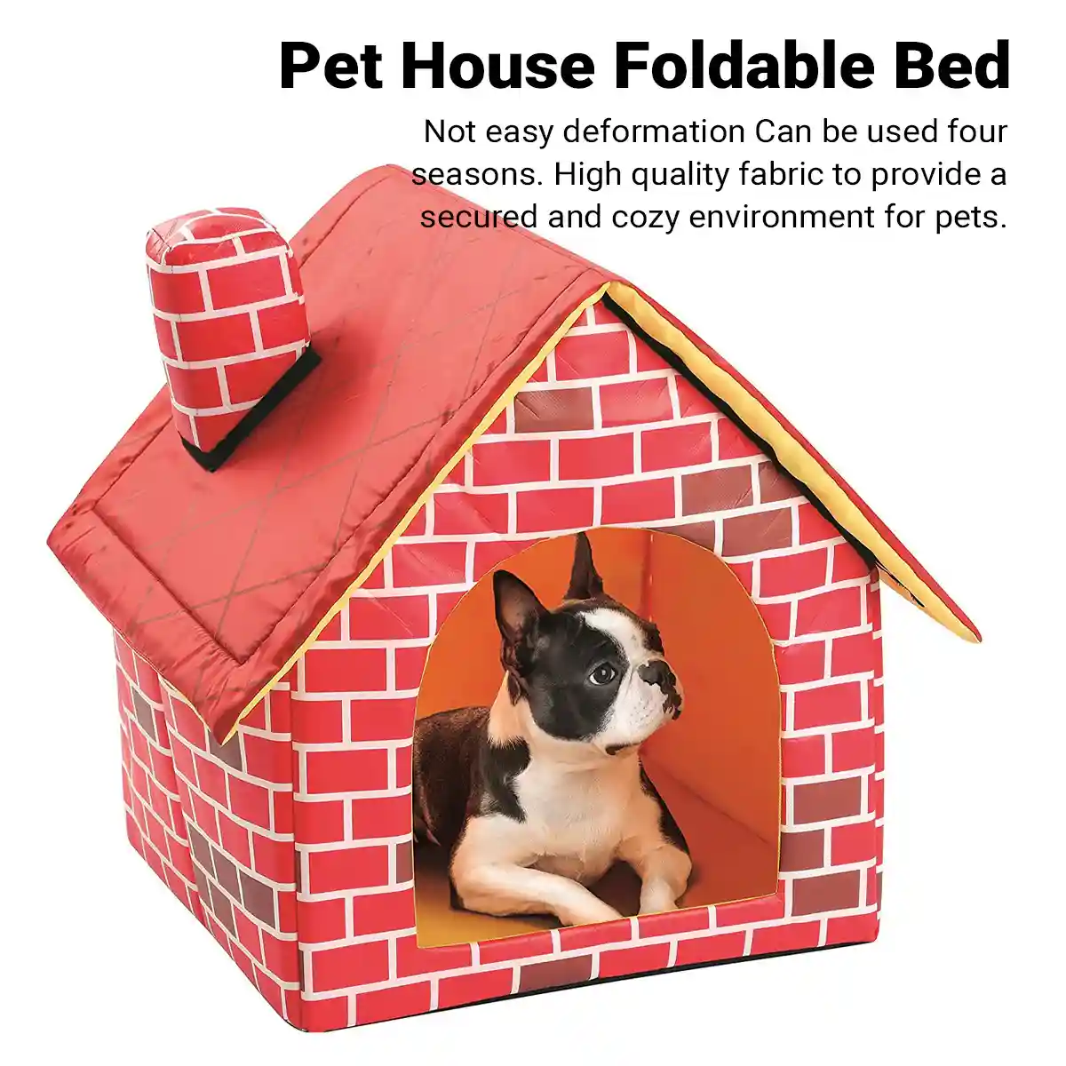 Foldable Pet House Portable Dog & Cat Indoor Bed Shelter - Image 3