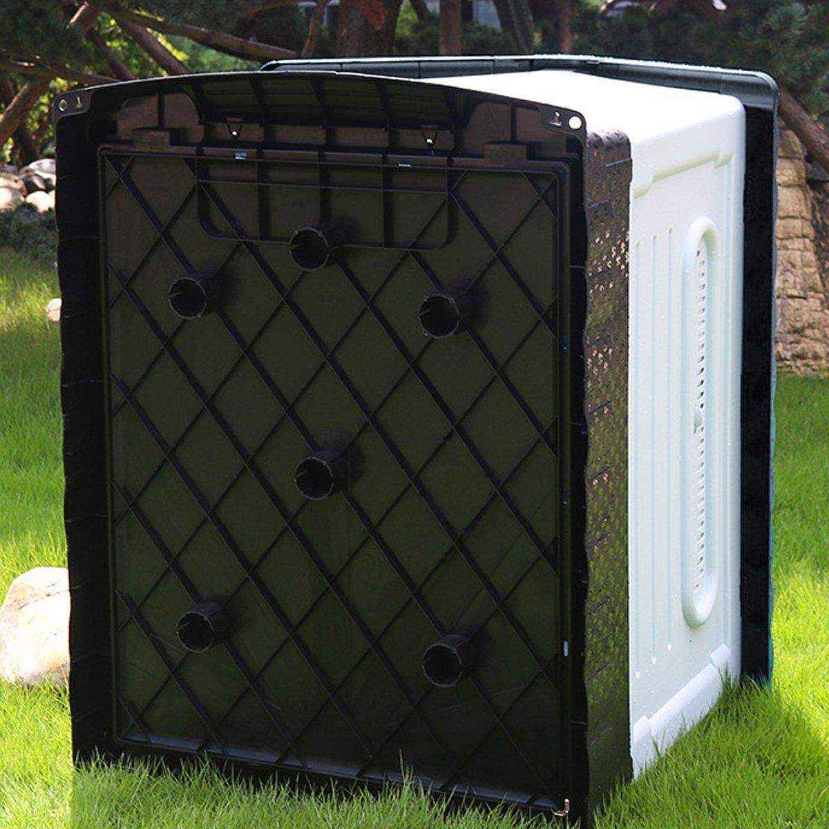 Dog Kennel Four Seasons Sunscreen Rainproof Outdoor Pet Shelter with Toilet - Image 6