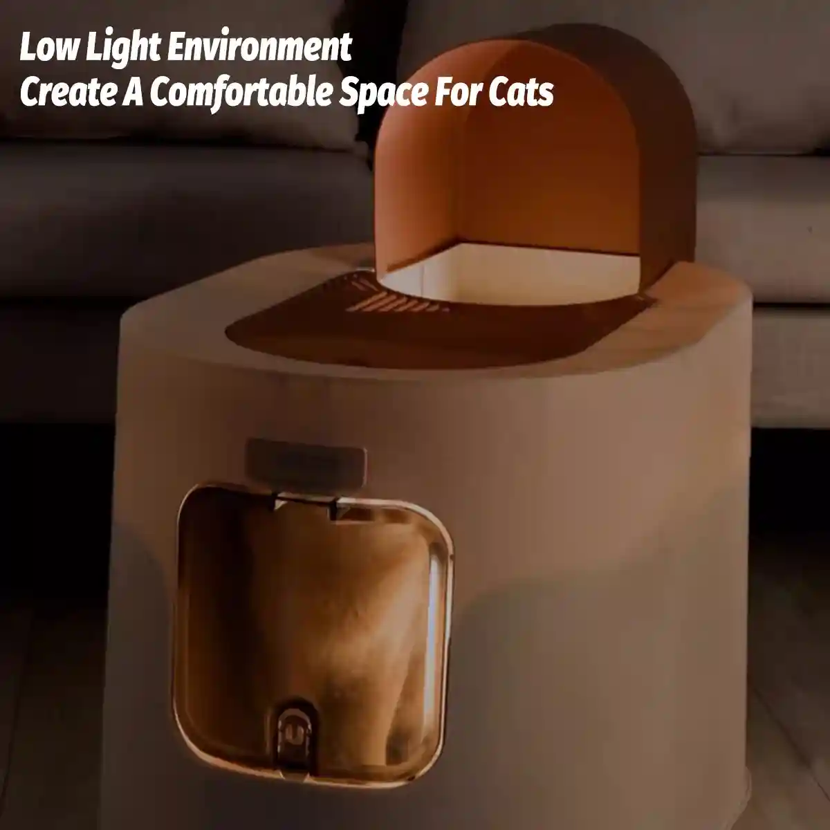 Fully Enclosed Cat Litter Box with Top Entry & Drawer Design - Image 7