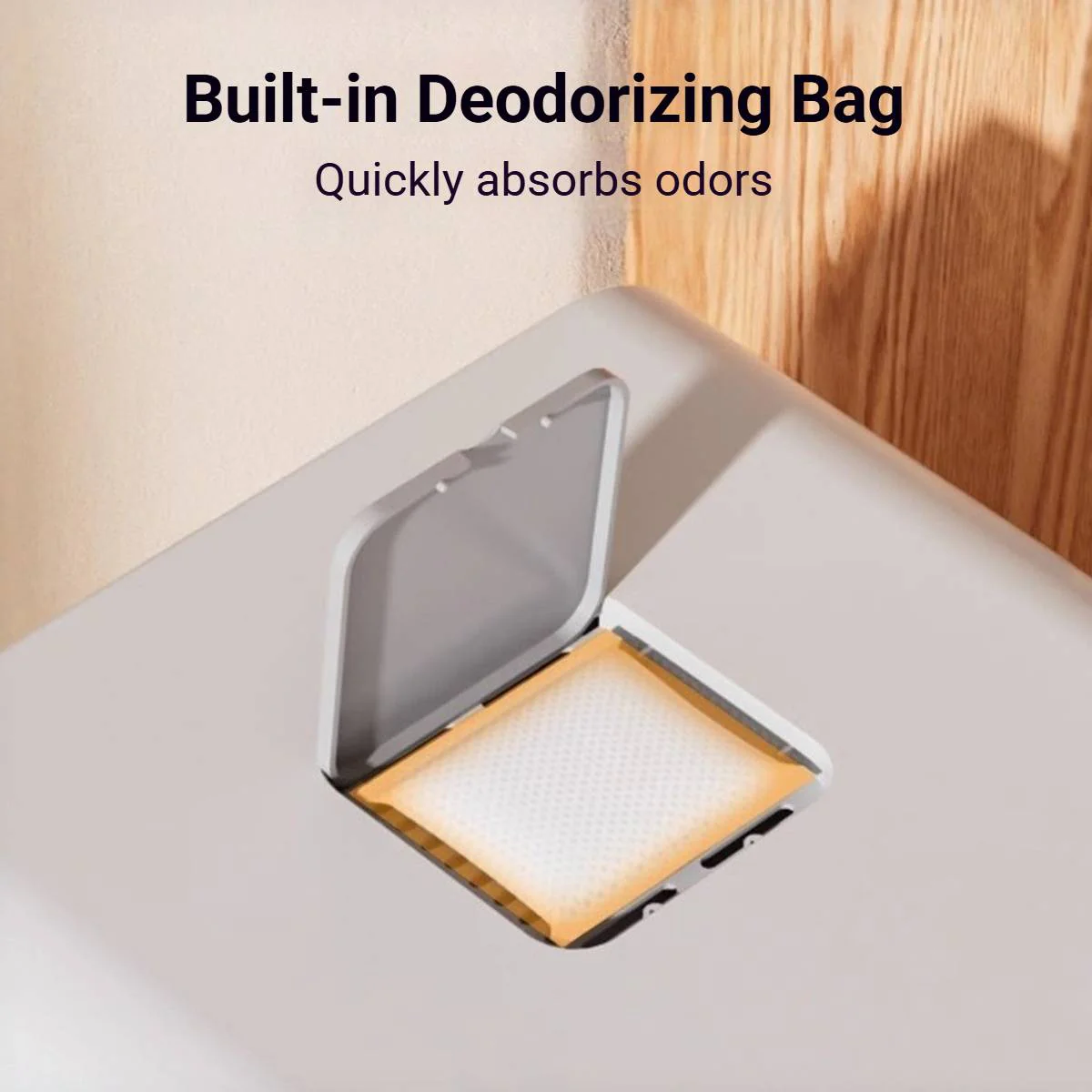 Fully Enclosed Cat Litter Box With Odor Control Drawer - Image 5
