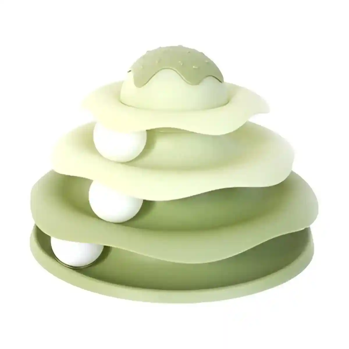 Funny Cat Toy Pet Toys Plastic Tower Interactive Track Ball Playing Game 3 Level - Image 14