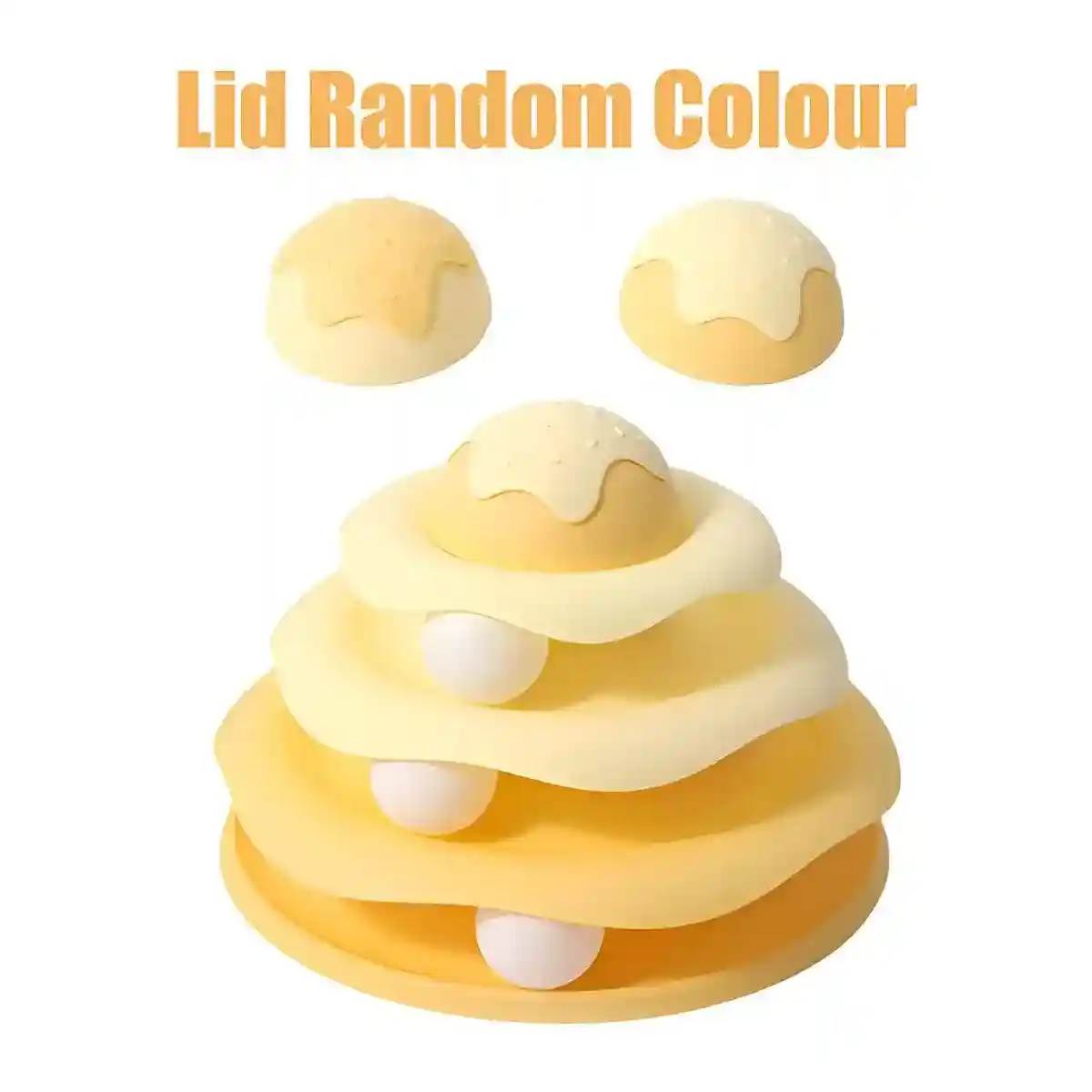 Funny Cat Toy Pet Toys Plastic Tower Interactive Track Ball Playing Game 3 Level - Image 19