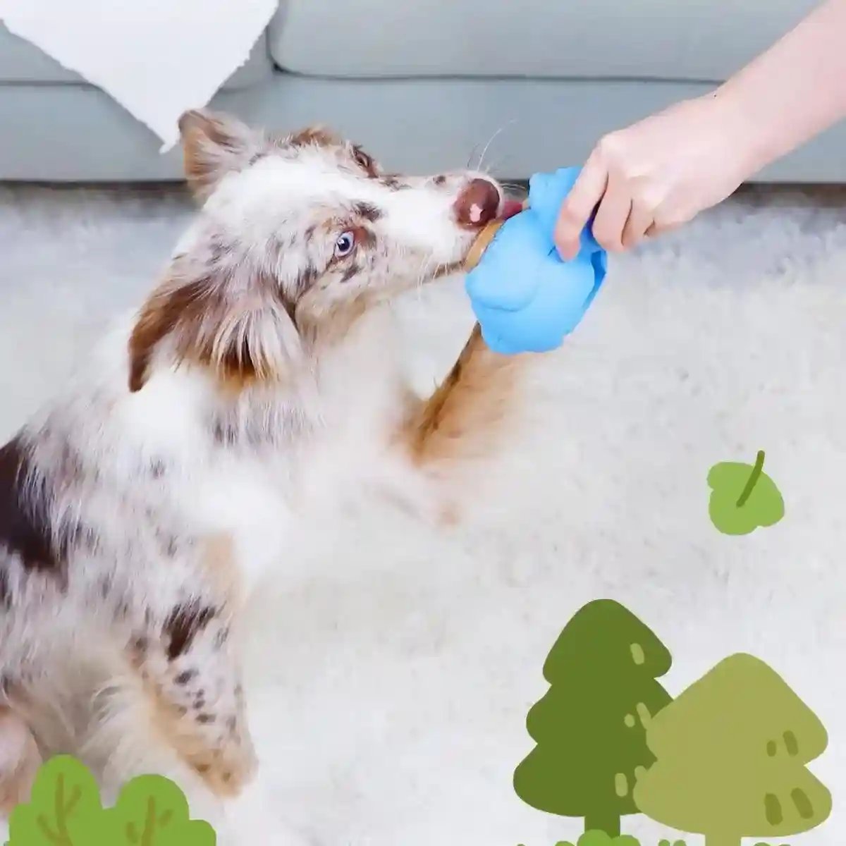 GiGwi BellyBites Teething Biscuits for Dogs Vegan Rubber Dog Toys - Image 11