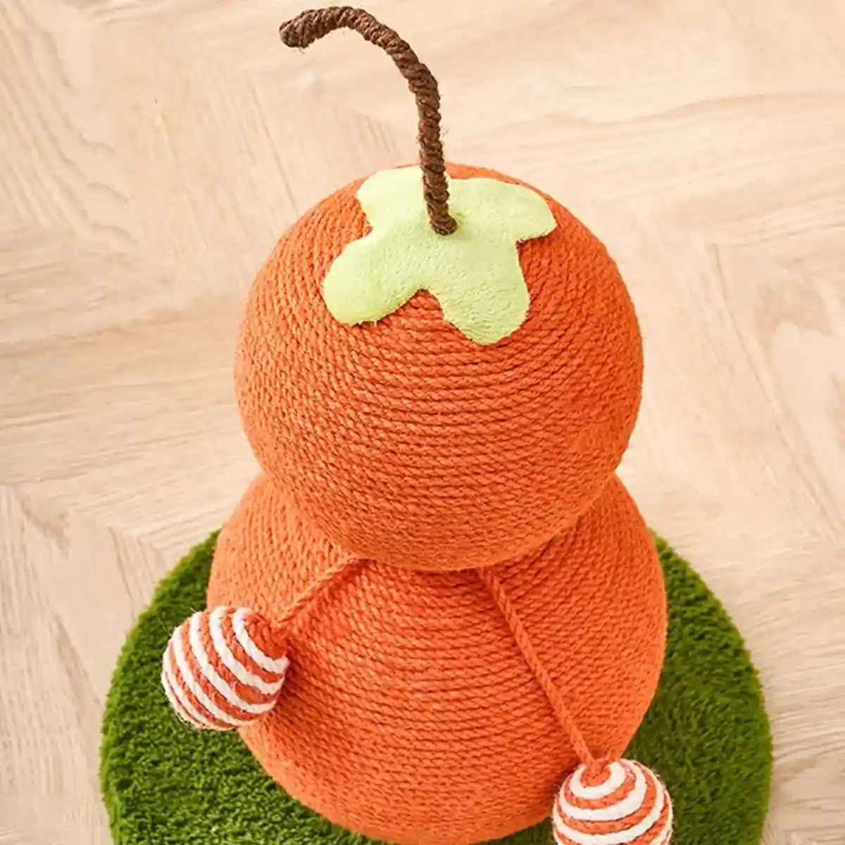 Gourd-Shaped Cat Scratching Post with Sisal Rope & Play Ball - Image 10
