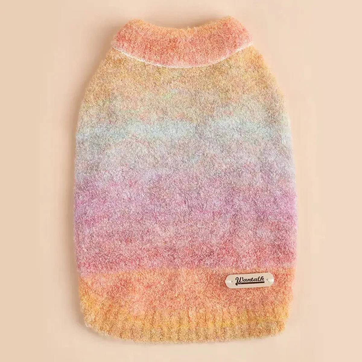 Gradient Pet Sweater Soft Knit For Dogs And Cats - Image 3