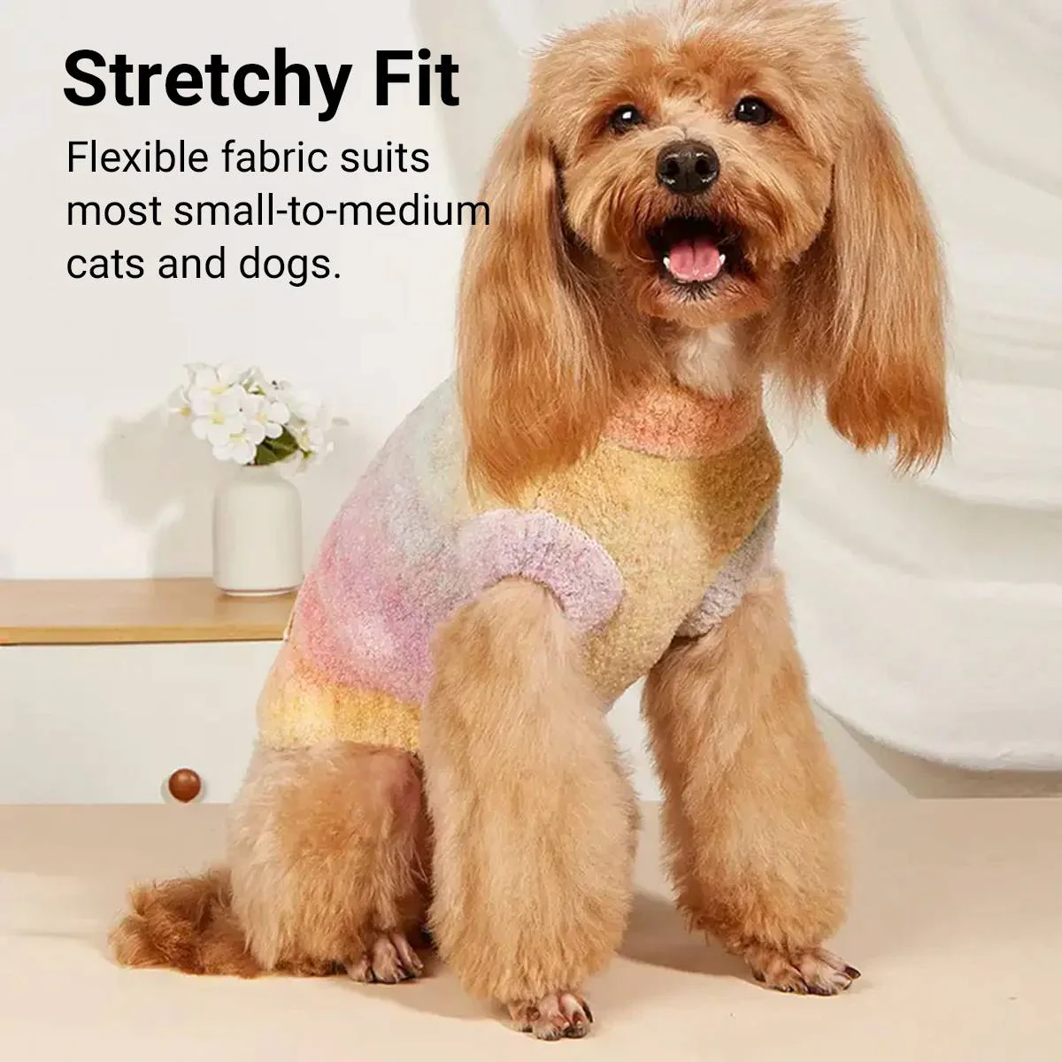 Gradient Pet Sweater Soft Knit For Dogs And Cats - Image 7