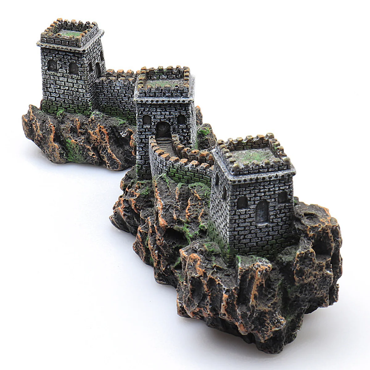 Great Wall Aquarium Ornament Resin Decoration - Image 11