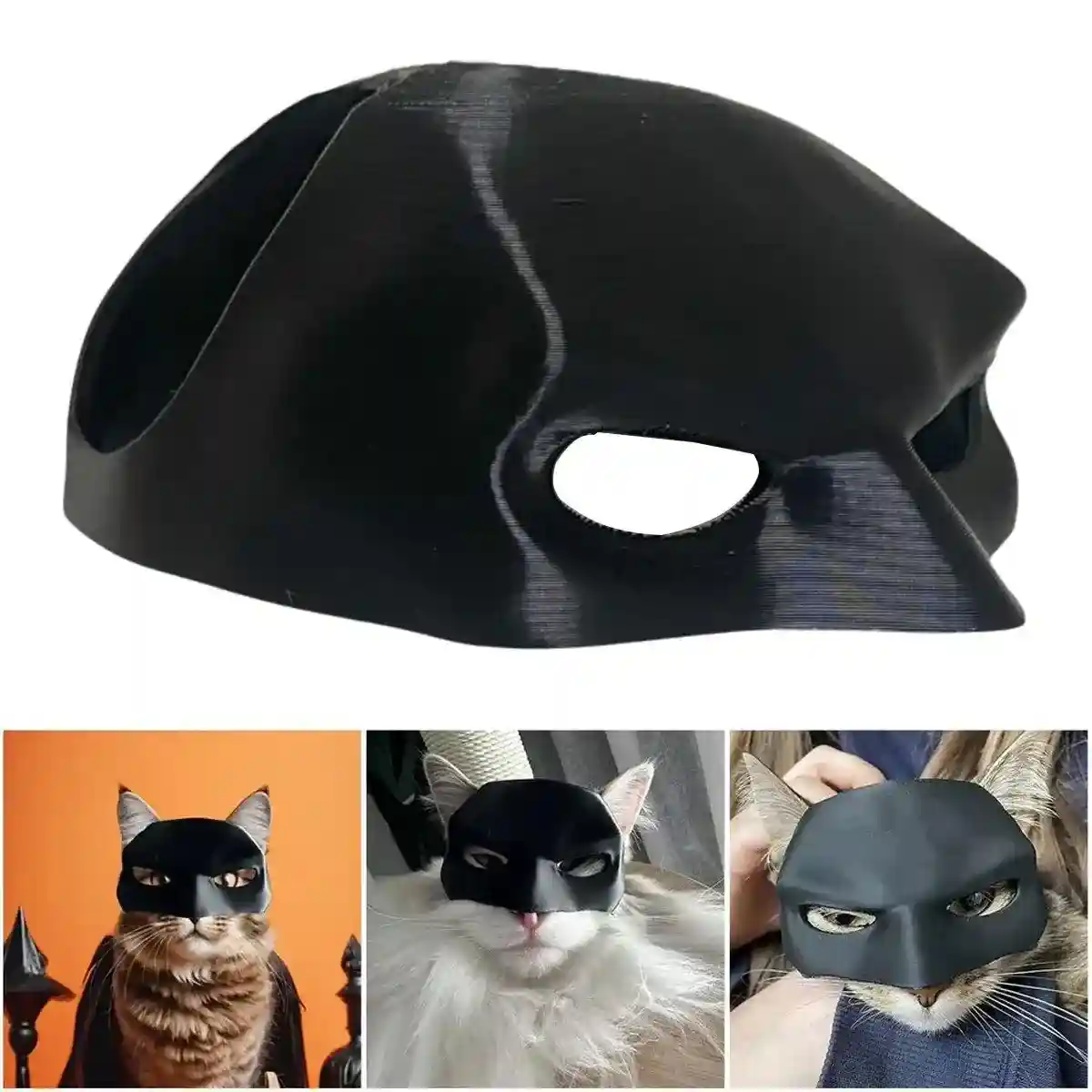Halloween Bat Mask Cat Mask Pet Costume Accessories - Image 4