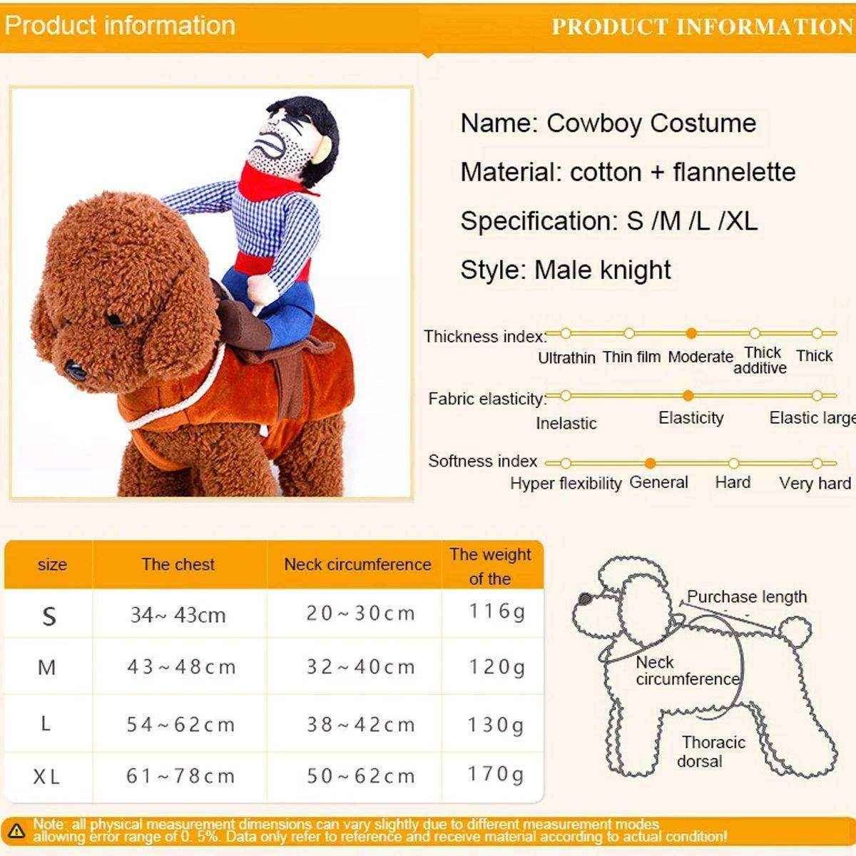 Halloween Dog Costume Pet Accessories Funny Dress Up for Small Medium Dogs - Image 9
