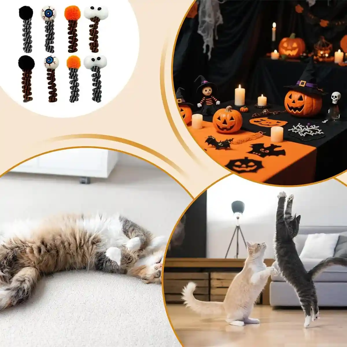 Halloween Funny Cat Toys (8PCS Set) - Image 11
