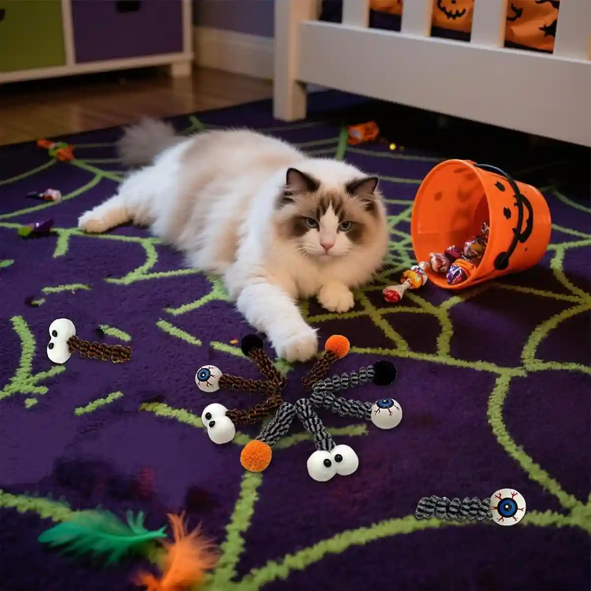 Halloween Funny Cat Toys (8PCS Set) - Image 6