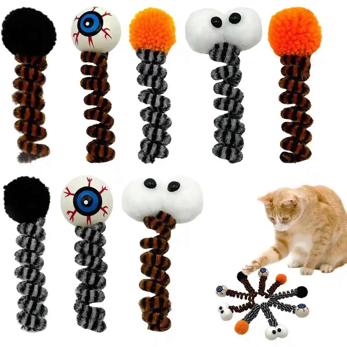Halloween Funny Cat Toys (8PCS Set) - Image 9