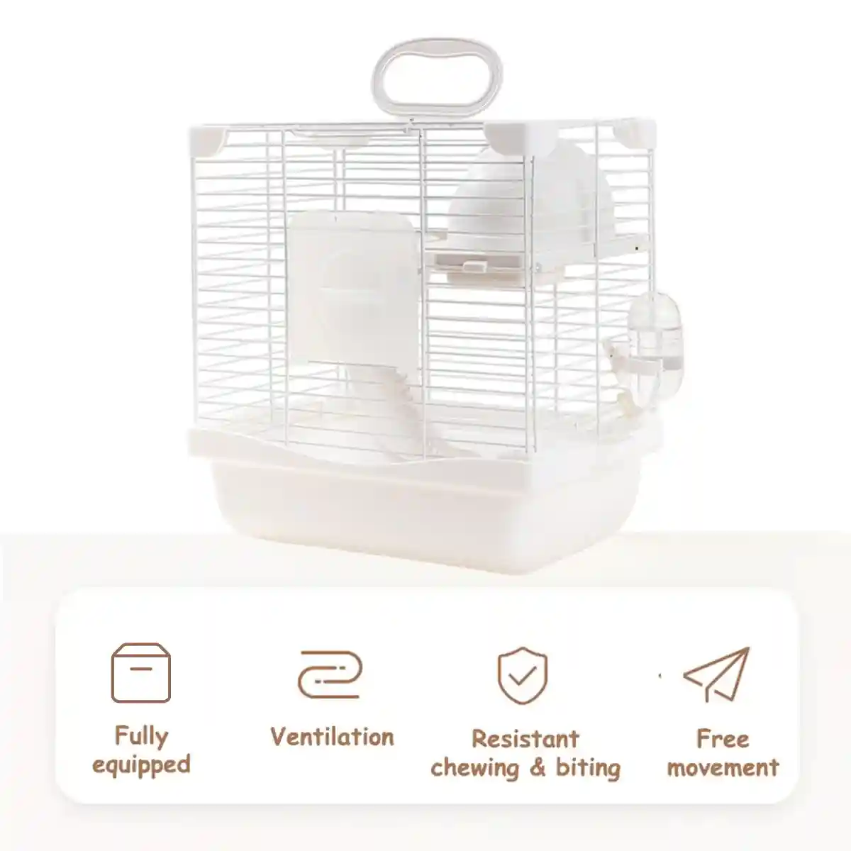 Hamster Cage Double Decker Villa with Water Dispenser - Image 12