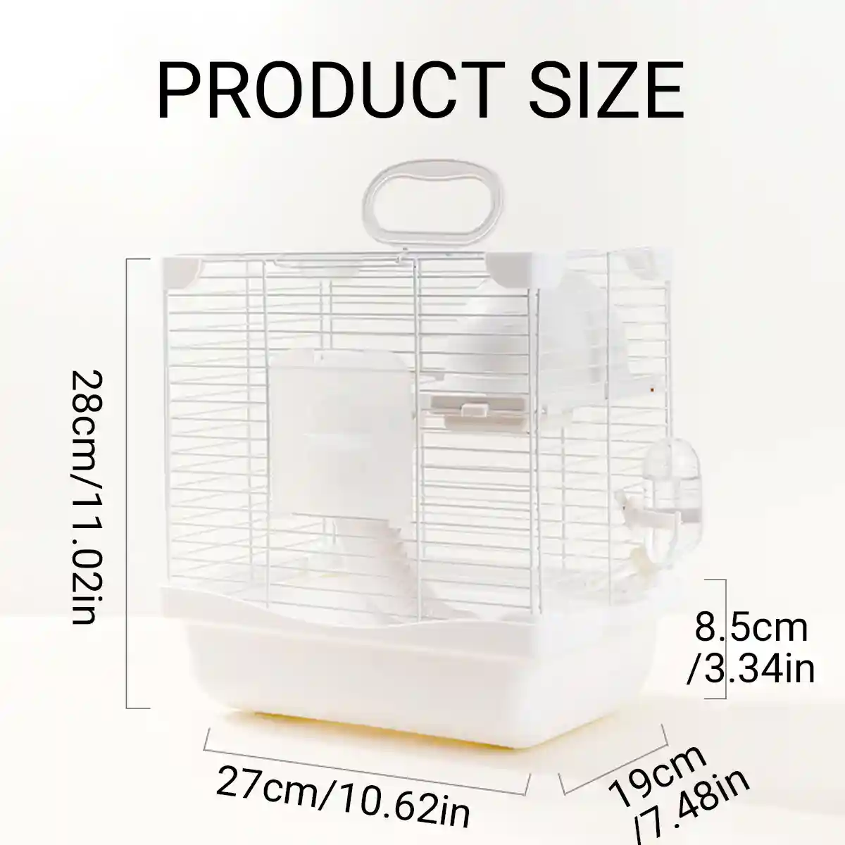 Hamster Cage Double Decker Villa with Water Dispenser - Image 3
