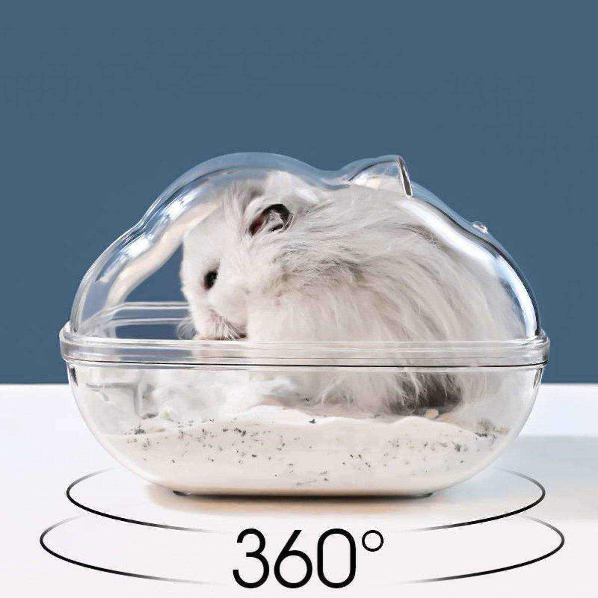 Transparent Hamster House Bathroom & Toilet Nest for Small Pets - Image 8
