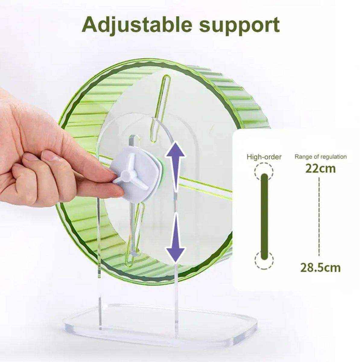 Hamster Silent Running Wheel for Cage Adjustable & Noiseless Exercise Wheel - Image 5