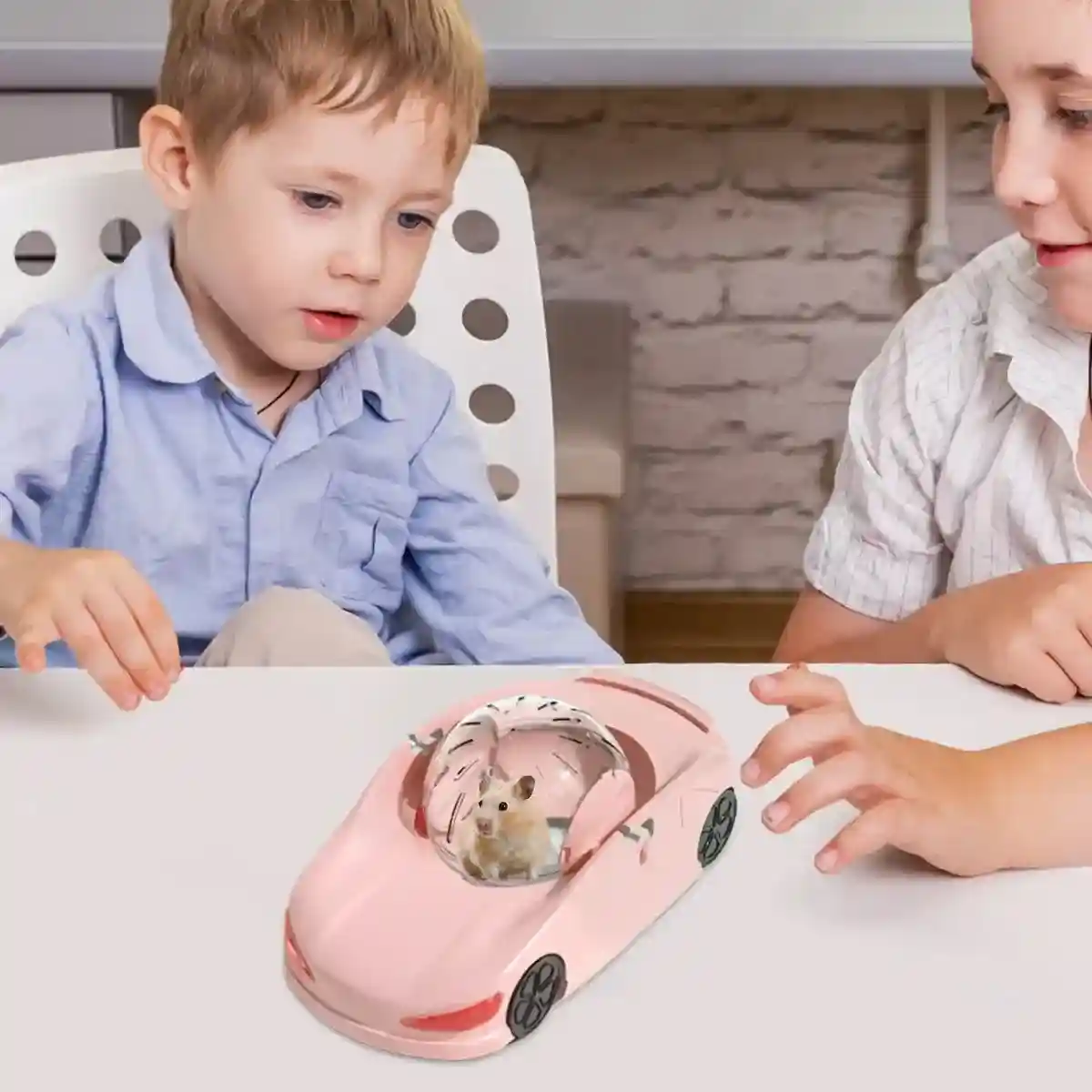 Interactive Hamster Toy Car with Detachable Running Ball 3-in-1 Play - Image 13