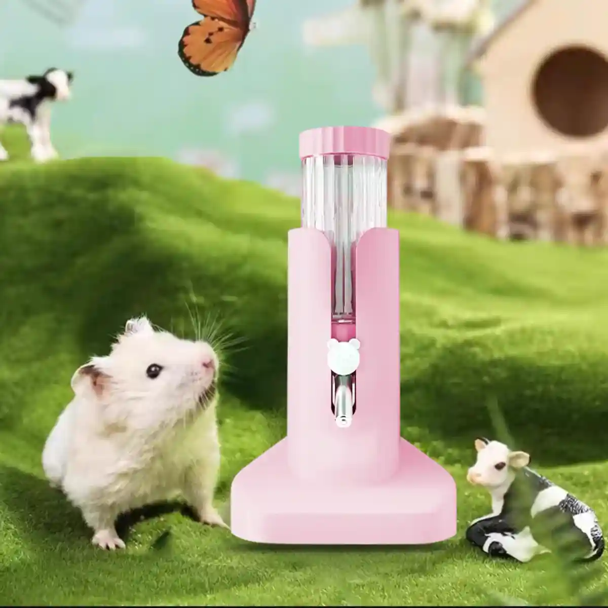 Hamster Water Bottle 120ml Anti Drip ABS Feeder for Small Pets - Image 9