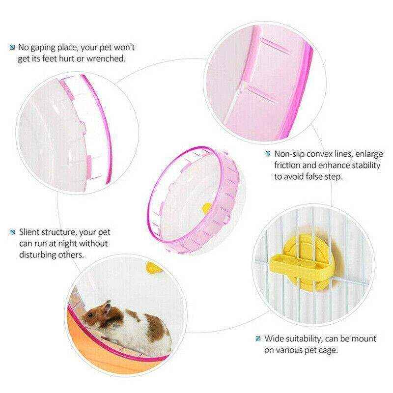 Durable Hamster Wheel for Small Pets Blue - Image 10